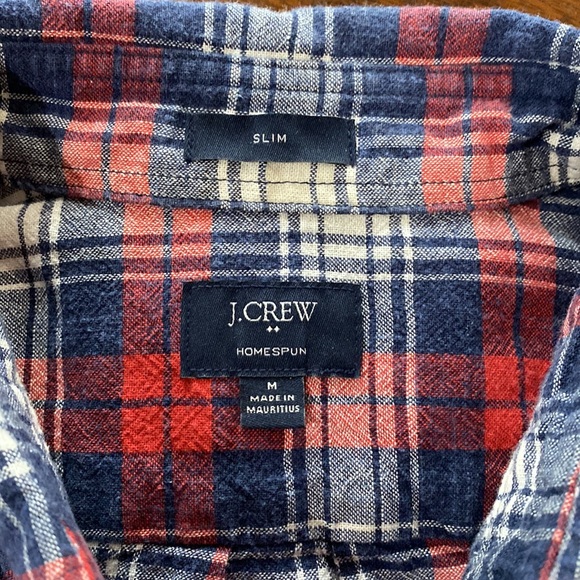 J Crew plaid button down - Picture 2 of 3
